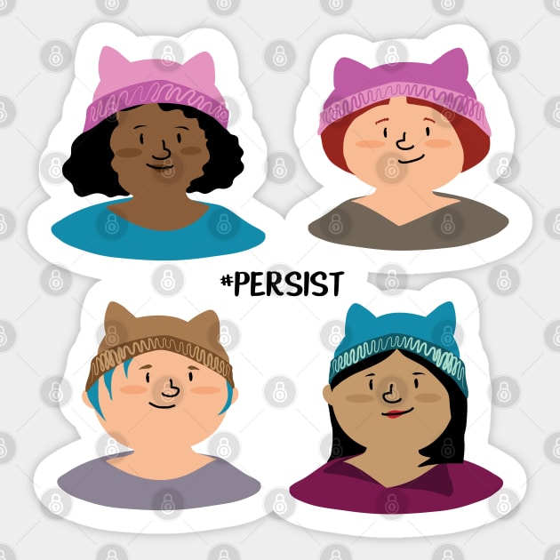 Persist Sticker by Ayeletbarnoy